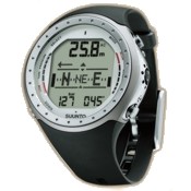 A watch sized dive computer incorporating an electronic compass and the ability to display cylinder pressure when used with an optional transmitter