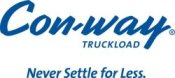 Conway Truckload logo and tagline "Never Settle for Less"