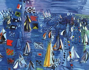 Regatta at Cowes (1934), National Gallery of Art