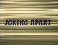 A still from the end of the opening title sequence showing the title of the show superimposed in blue on a stack of legal documents.