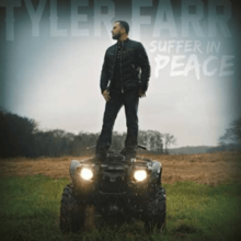 The cover features the artist standing on top of an ATV with its headlights on. Above him is his name merging with the blue sky, and the album title is below his last name on the top right corner.