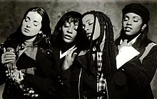 Eternal in 1993 (L–R): Louise Nurding, Vernie Bennett, Easther Bennett, and Kéllé Bryan