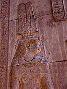 Cleopatra image at the Temple of Kom Ombo.