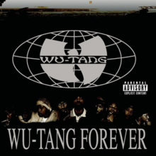 The cover features a globe with the Wu-Tang logo over it, the group below it, and the album title below them. Both the globe logo and the album title are colored in gray.