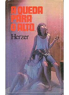 The cover of Herzer's poetry collection A queda para o alto