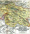 A lower-resolution 1909 Map of the Princely State of Kashmir and Jammu. Sumgal in the valley below the Hindu-tagh Pass is shown in the top right corner.