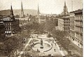 The Victoria Memorial in Victoria Square, 1903