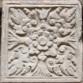 Kbach Angkor ornament based on the basic form of the chan flower