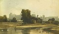 Windsor Castle from Brocas Meadow (1827)