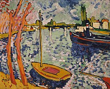 Maurice de Vlaminck, The River Seine at Chatou, 1906