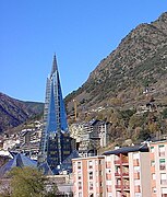Modern Spa Center in Andorra la Vella, Andorra.