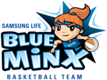 Yongin Samsung Life Blueminx 용인 삼성생명 블루밍스 logo