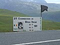 Hurson roadside memorial, County Donegal, Republic of Ireland, during the 25th anniversary of the 1981 hunger strike.