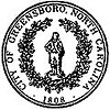 Official seal of Greensboro