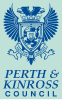 Official logo of Perth and Kinross Pairth an Kinross Peairt agus Ceann Rois