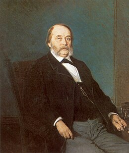 Portrait of Goncharov by Ivan Kramskoi,1874