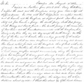 Letter to Florida Governor Thomas Brown, 1851