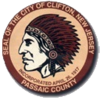Official seal of Clifton, New Jersey