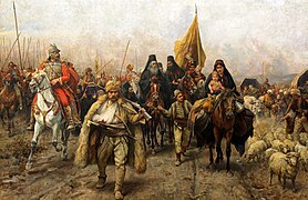 Migration of the Serbs (1896), Pančevo Museum.