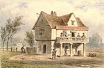 The tavern when it was first built in the 1640s