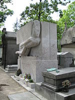 Sir Jacob Epstein Oscar Wilde's tomb, 1911, in Père Lachaise Cemetery