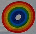 Circular Rainbow Flag of Wu-Wo Tea Ceremony