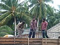 Construction group at work