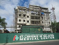 St. Lawrence of Balagtas Medical Center ongoing construction