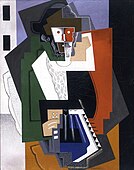 Gino Severini, 1919, Bohémien Jouant de L'Accordéon (The Accordion Player), Museo del Novecento, Milan