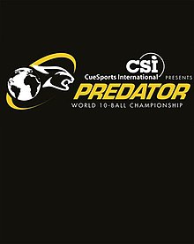 logos for the Predator Group and CueSports International