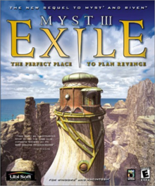 The cover art for Myst III: Exile