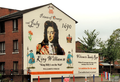 A mural in Belfast, commemorating William of Orange and the Battle of the Boyne