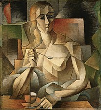 Jean Metzinger, Le goûter (Tea Time), 1911 – André Salmon dubbed this painting "The Mona Lisa of Cubism"