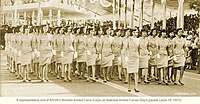 WAFC (Women's Armed Forces Corps) division in the National Armed Forces Day parade, Saigon, June 19, 1971