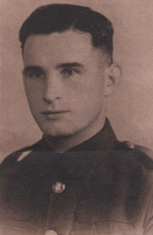 O'Dowd pictured in his Irish Guards Uniform