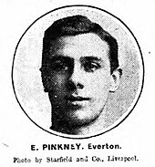Footballer Ernie Pinkney