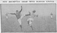 Football match between New Brompton and Burton United