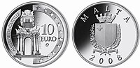 Silver, 10 euro, Auberge de Castille (2008)