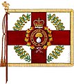 The regimental colour of Les Fusiliers Mont-Royal.