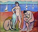 Les trois baigneuses (Three Bathers), 1907, Minneapolis Institute of Art, Minneapolis[34]