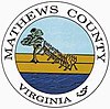 Official seal of Mathews County