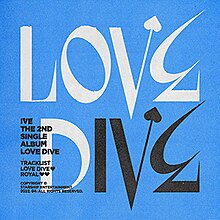 Digital cover for Ive's single album Love Dive
