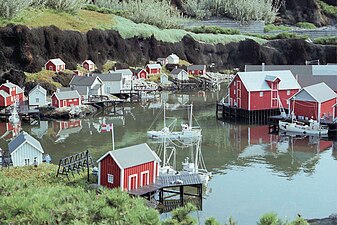 A Norwegian fishing village