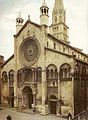 Modena Cathedral façade