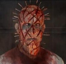 Pinhead's unused design from the cancelled Hellraiser reboot, complete with chaotic cuts