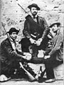A small band of brigands from Bisaccia, photographed in 1862