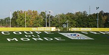 A green field with the words "Coupe du monde".