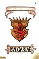 Coat of arms of Bulgaria from the Fojnica Armorial, from 17th century.