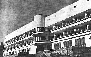 Popper Sanatorium, Predeal, by Marcel Iancu, 1934[78]