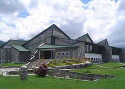 The Mountain Museum in Pokhara, a hub of tourism in Nepal.